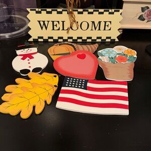 7 Pc. Welcome Sign